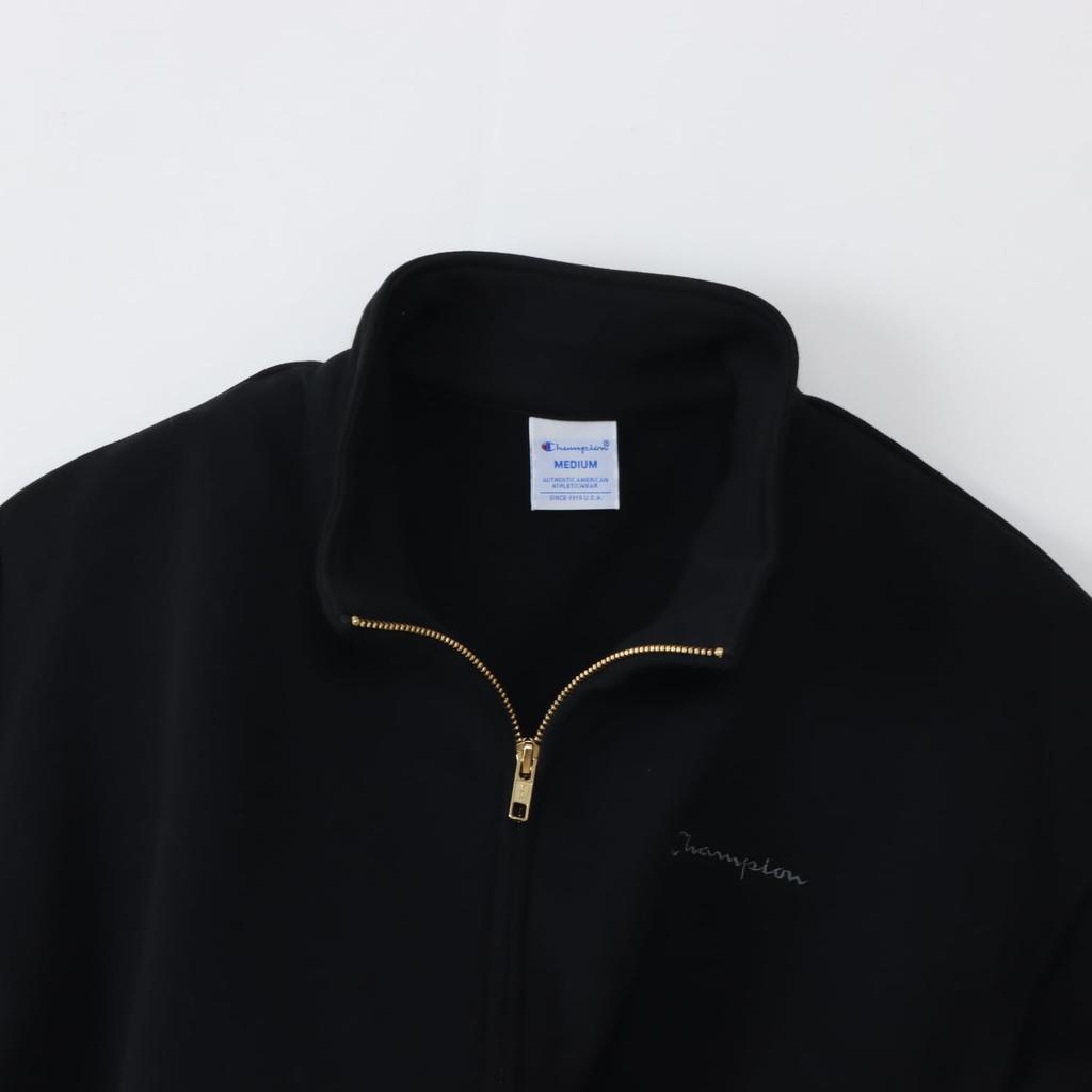Champion Langarm Relax Fit Zip Sweatshirt mit gesticktem Schriftzug-Logo Fleecefutter (CW-C019-090-L)