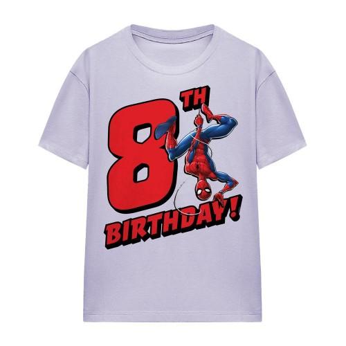 Spider-Man Womens/Ladies 8th Birthday T-Shirt