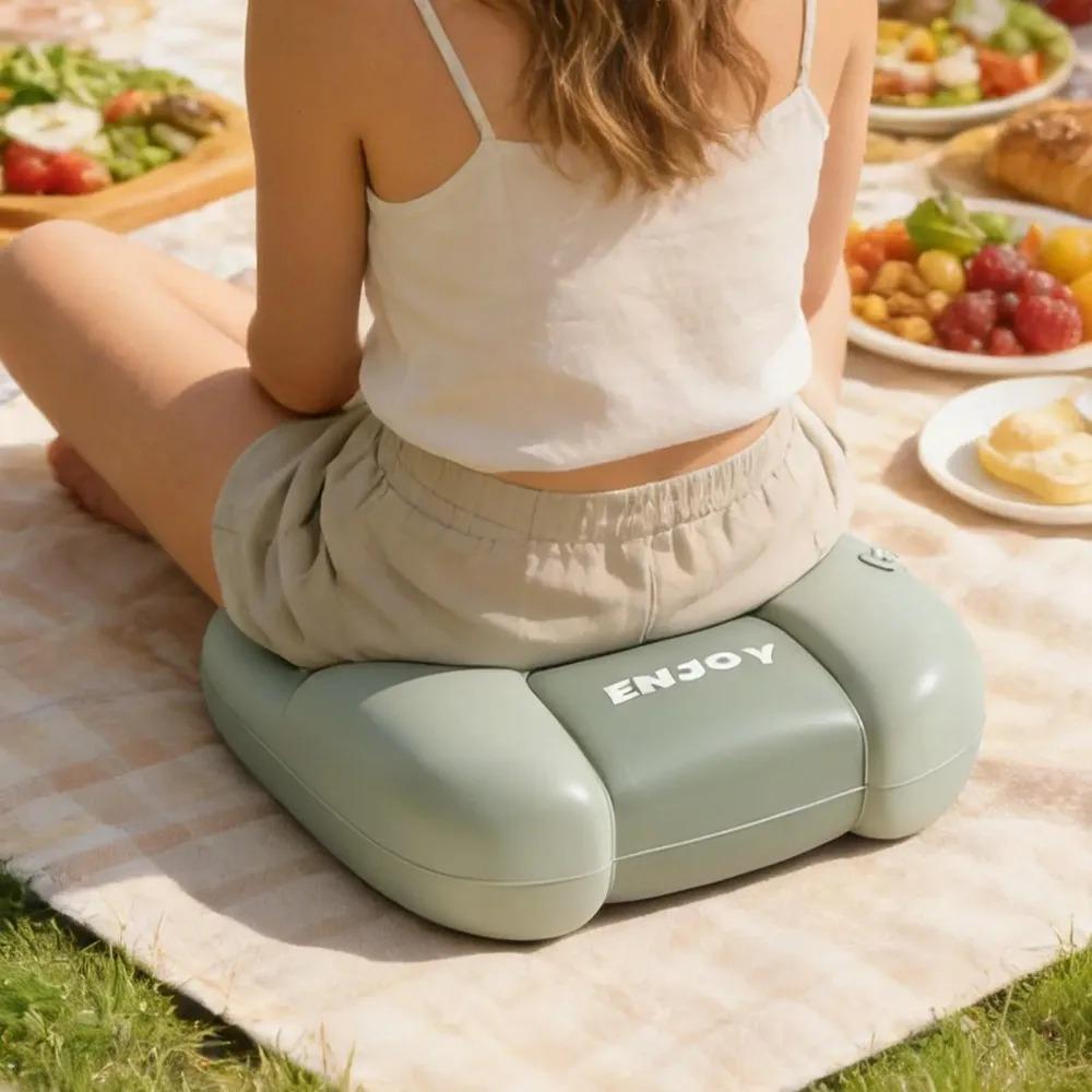 Inflatable Seat Cushion for Camping Outdoor Lightweight Travel Ground Mat Chair Pad for Music Festival Picnic Beach Wild Camping