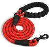 1.2cm 150cm/300cm Heavy Duty Nylon Braided Rope Dog Leash Comfortable Padded Handle Reflective Leashes for Medium Large Dog