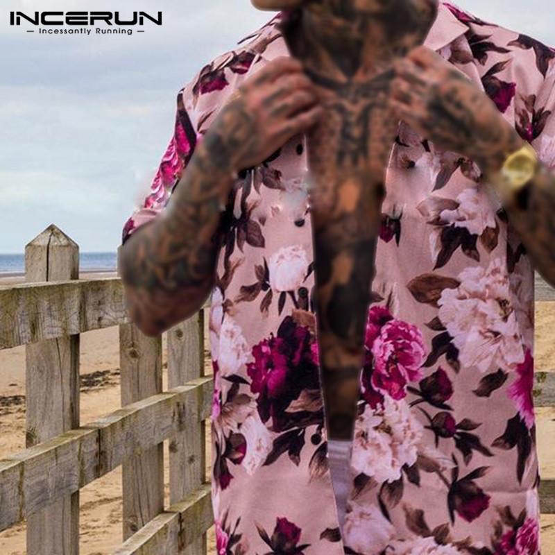 InterestPrint Men Regular Fit Cactus Plants and Purple Flowers Print Casual Button Down Short Sleeve Shirt S-5XL InterestPrint Men Regular Fit Cactus Plants and Purple Flowers Print Casual Button Down Short Sleeve Shirt S-5XL