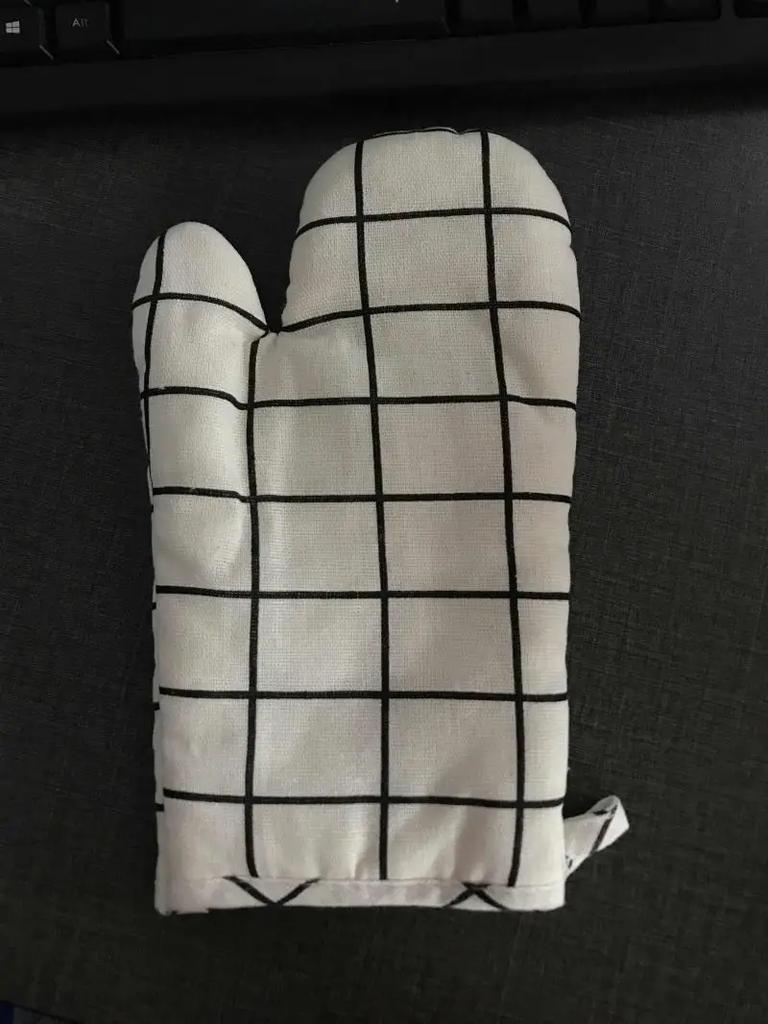 Mikrowellenofenhandschuh Baumwolle Hitzebeständige Handschuhe Isolierunterlage Küchenbackhandschuhe Rutschfeste Ofenhandschuhe Küchenzubehör