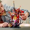 996 Teile Flammenritter Mecha Bausteine Mecha Charakter Modell Stein Schreibtischdekoration Display Spielzeug Geschenke