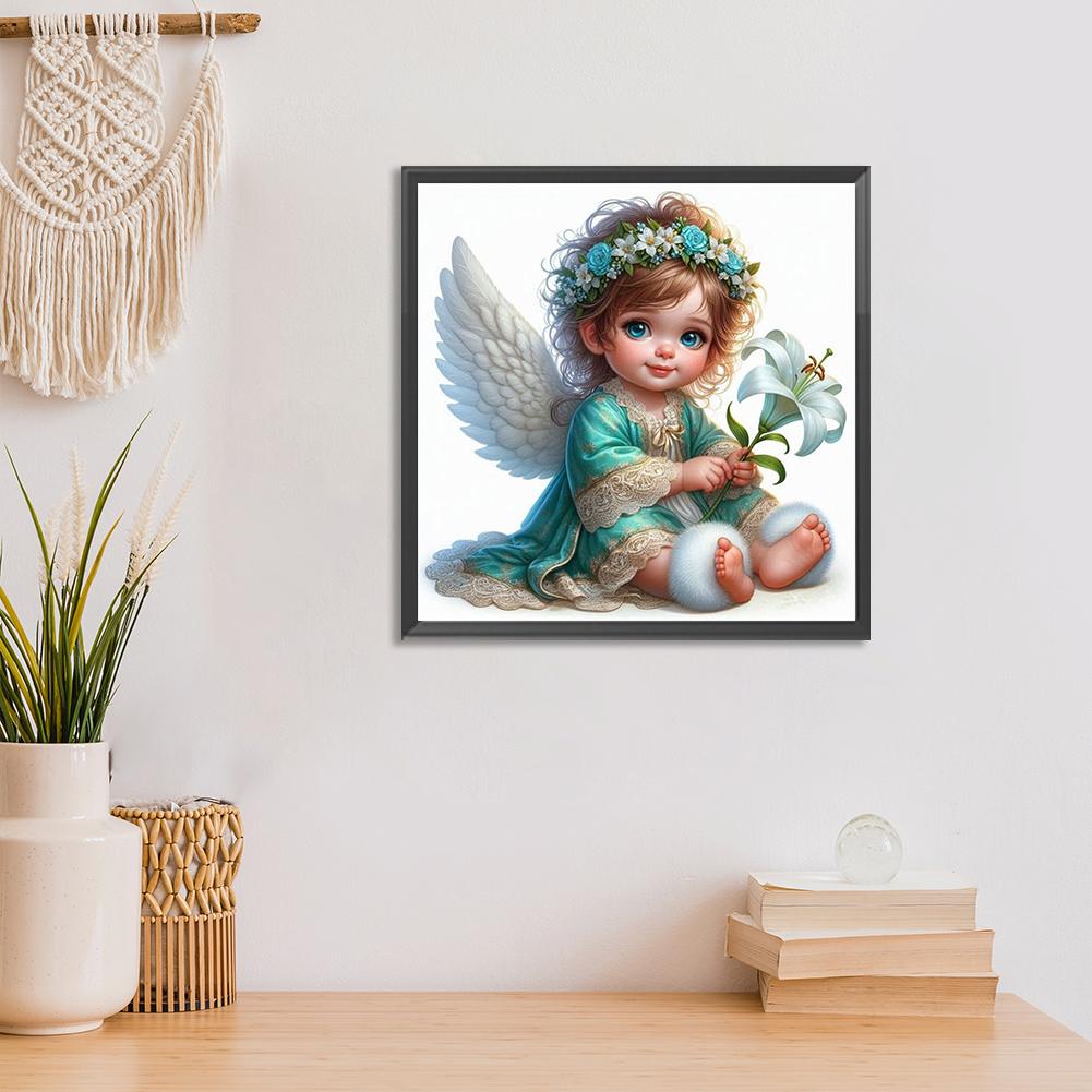 5D DIY celokruhová vrtačka s diamantem pro dívku na malování domácích dekorací 30x30cm