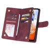 For Samsung Galaxy A35 5G Case Zipper Leather Wallet Cover with Multiple Card Slots