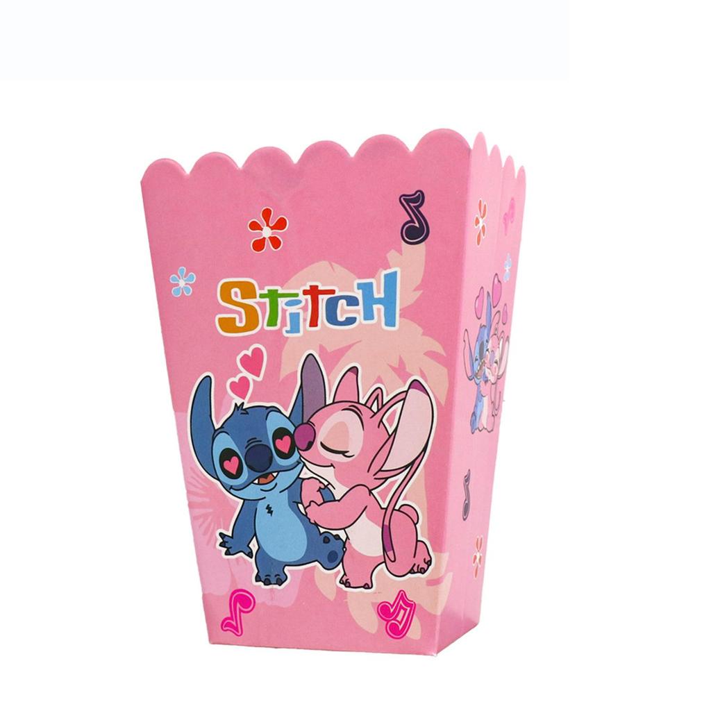 Best-Selling Pink Stitch Birthday Party Tableware Set: Paper Plates, Cups, and Tablecloth.