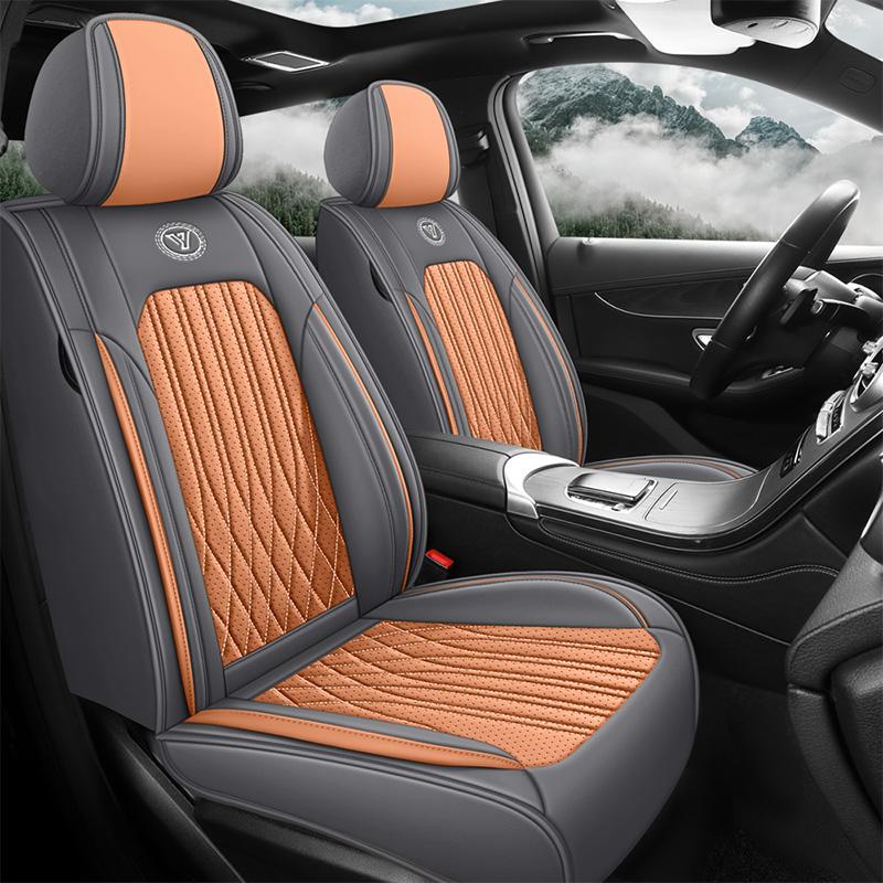 Single Full Coverage Car Seat Cover Premium Faux Leather Material, Fits Most Sedans/SUVs, Enhances Interior, 5 Colors Available
