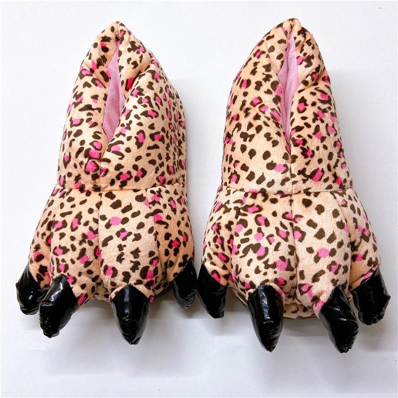 Осенне-зимняя хлопковая обувь с рисунком лапы динозавра — фото 3