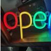 Battery Powered OPEN Letters Neon Lights Colorful Night Lamps LED Neon Sign Light  Office Signage