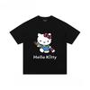 2026 Summer Unisex Korean Pure Cotton Short Sleeve T-Shirt with Sanrio Hello Kitty Painter Print, Cute and Casual for Daily Wearing T-shirt