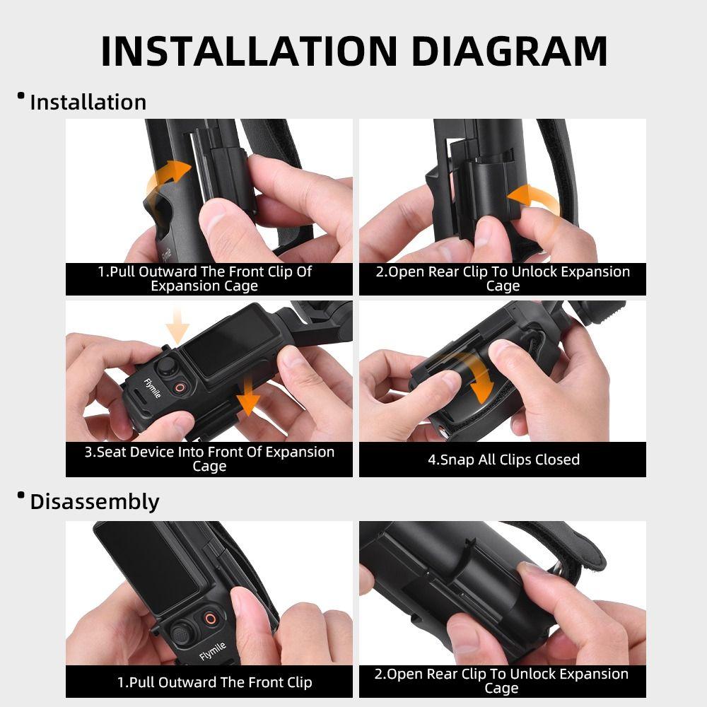 Tragbare Handschlaufe Schutzhülle für DJI Osmo Pocket 4 3 Gimbal Kamera Zubehör