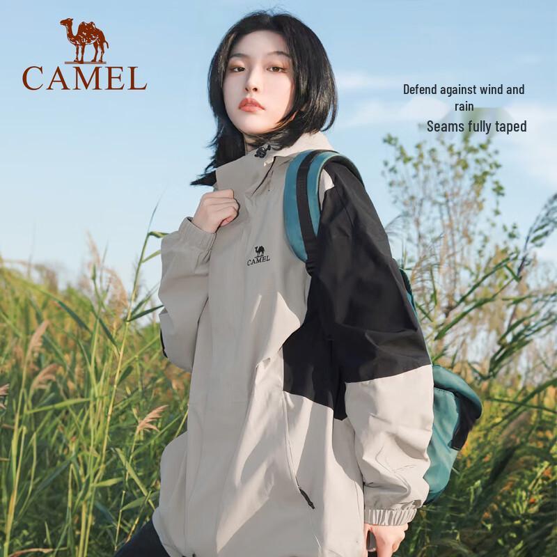 CAMEL Unisex Panda Triple-Protection Outdoor Windbreaker Jacket