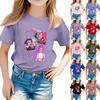 Toddler Girl Boy T-Shirts Kids Top Boys And Girls Printed Short Sleeved T-shirt
