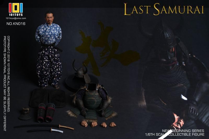 101TOYS Scale Action Figure KN016 New Beginning Series of the Last Samurai Ujio Sengoku Warlord Samurai 1/6
