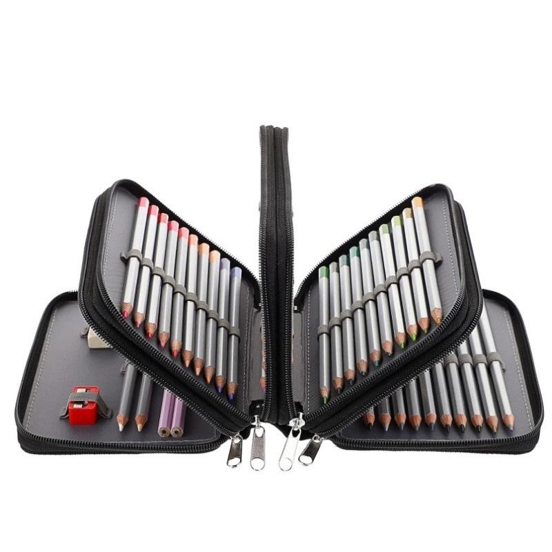 Studentská taška na psací potřeby Skicování Kreslení Taška na 72 barevných tužek