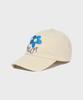 FALLETT Drawing Flower Ball Cap Ivory