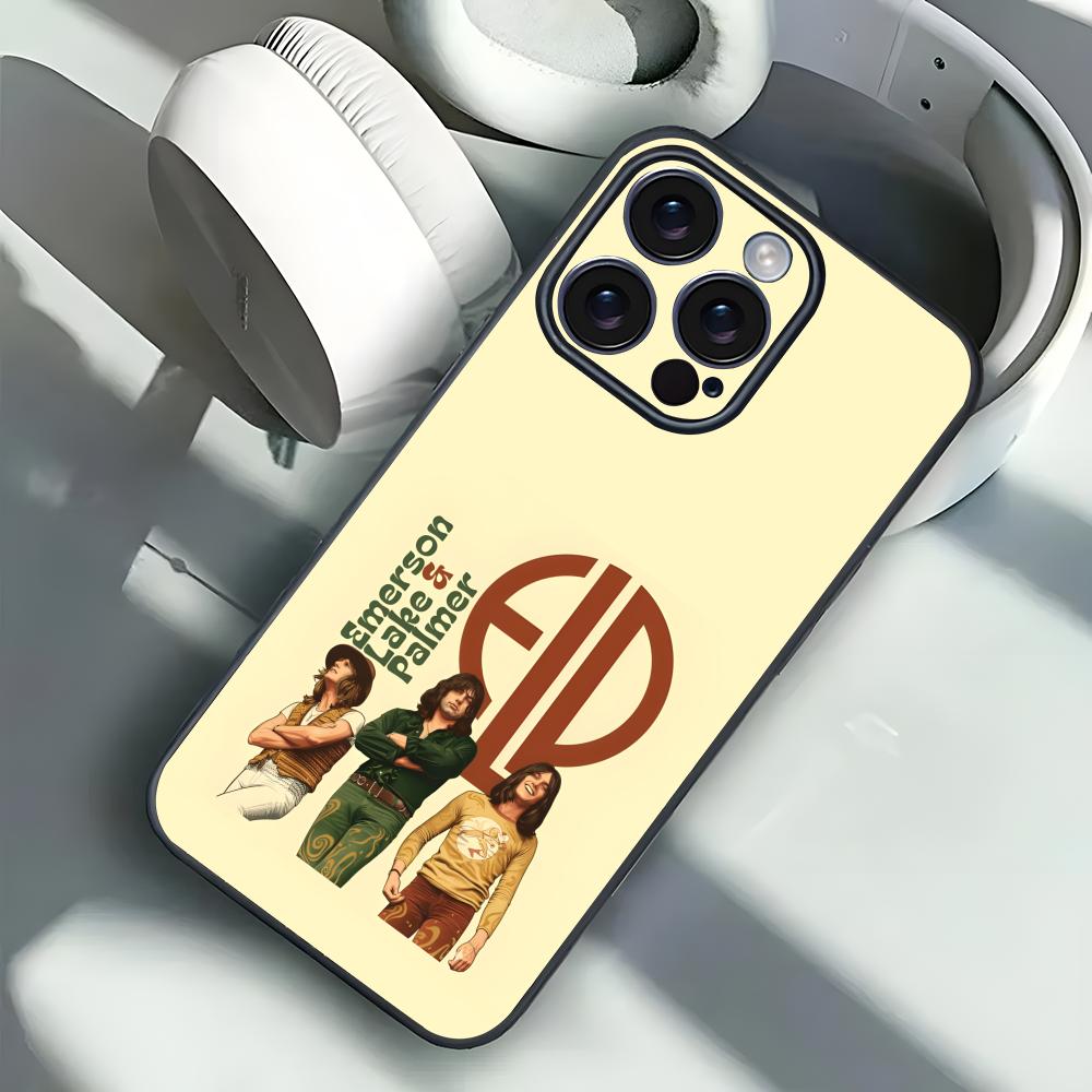 Art Rock elp E-emerson Lake & Palmer Handyhülle für iPhone 12-17 Air Plus Pro Max Satiniert Glänzend Bunt Tolles Geschenk
