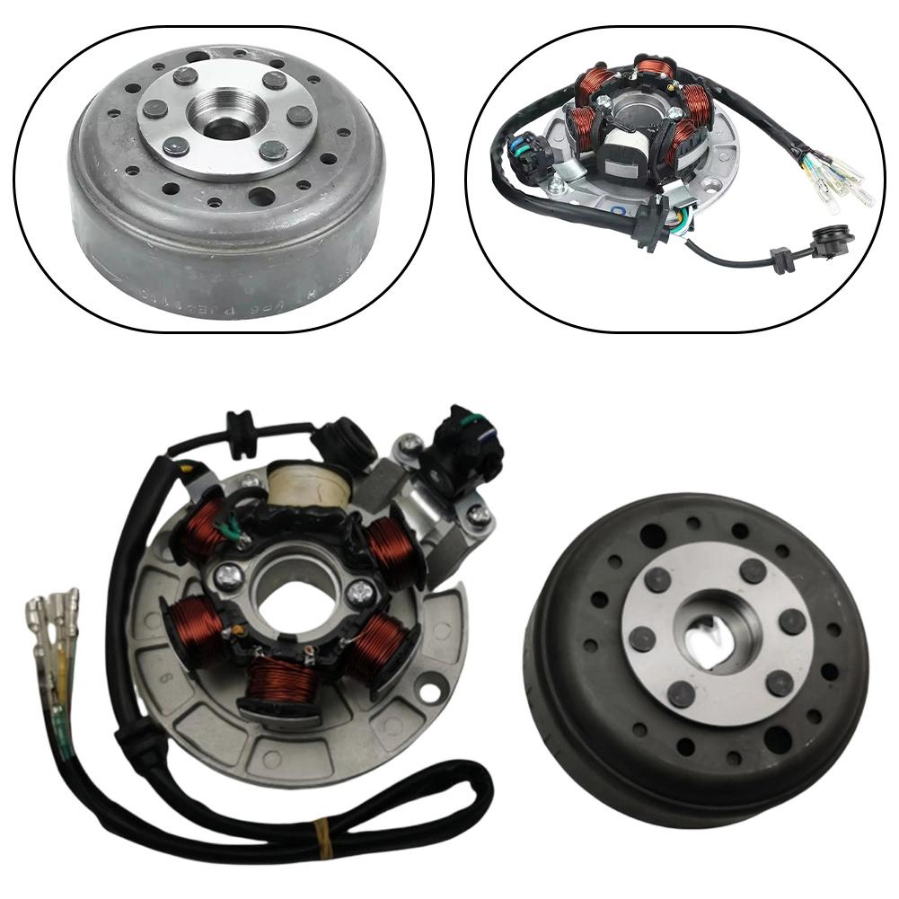 For Magneto Stator Coil and Flywheel Kit for Lifan 140/140cc 1P55FMJ Engine Stable Spark Output In Harsh Conditions