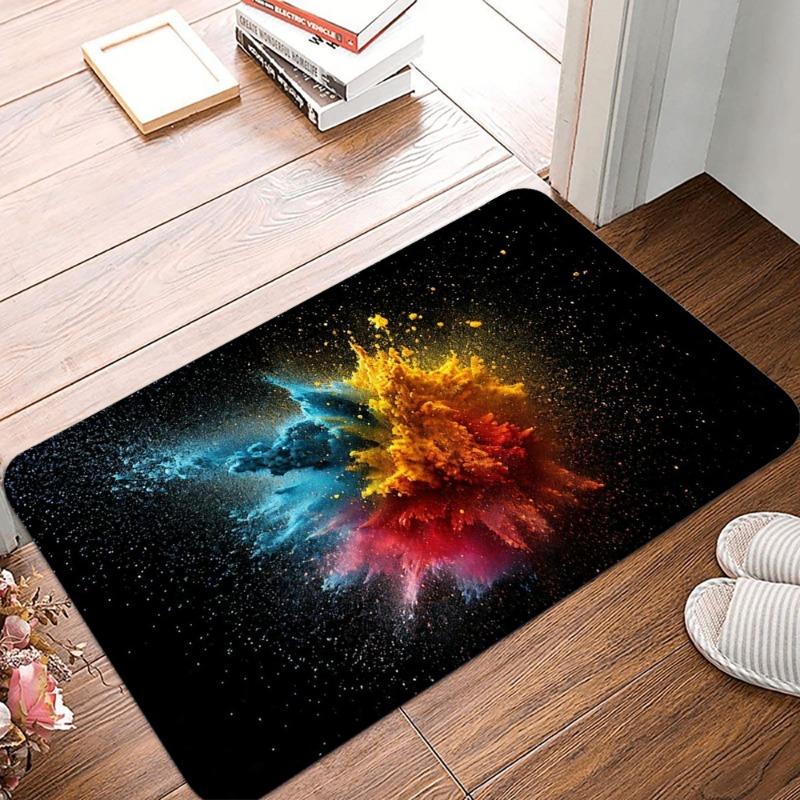 Dreamy Smoke printing Non-Slip Small Rug Waterproof Easy To Clean Floor Mat for Indoor Outdoor Use Durable Home Decor fashion