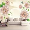 Simple Photo Wallpaper 3d Rose Diamond Mural European Style Fresco Living Room Bedroom Tv Sofa Background Wall Murals