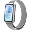 Mailänder Armband für Huawei Band 11 / 11 Pro, silber