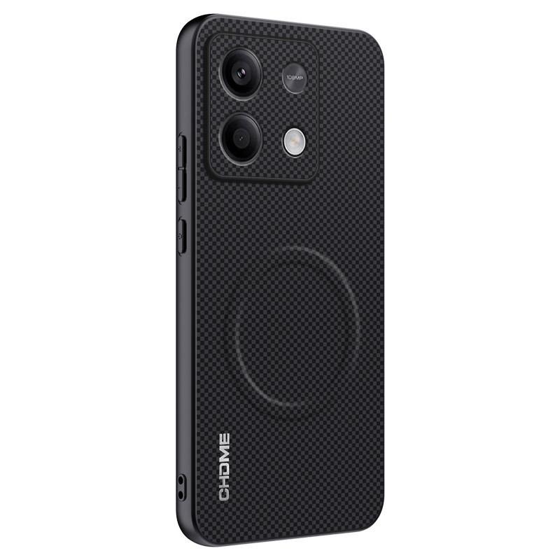 Redmi Note 13 Pro Anti-Drop Full-Cover Magnetverschluss Hülle mit texturiertem Design