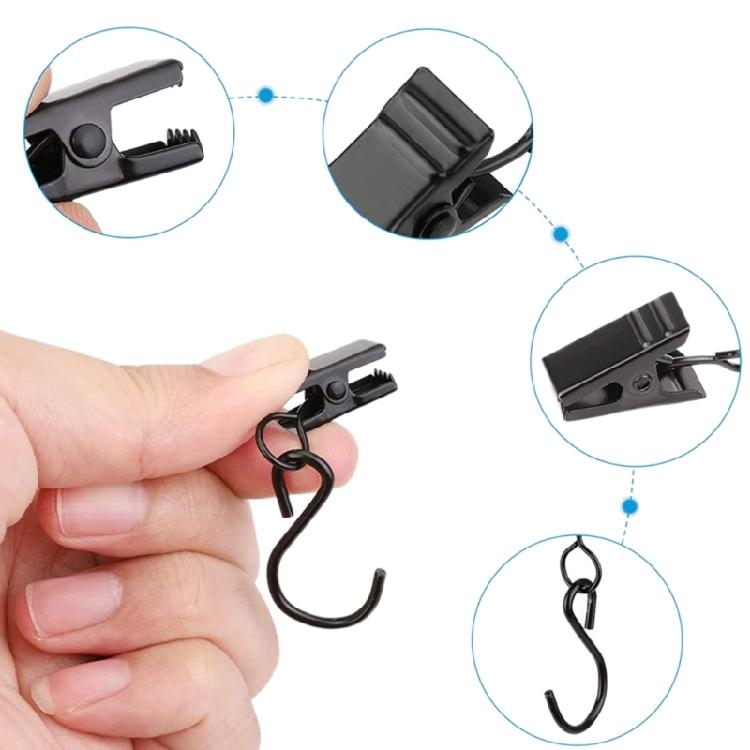 Pack of 50 Durable Hooks for Christmas Decor Outdoor Lighting Heavy Dutys Clamp