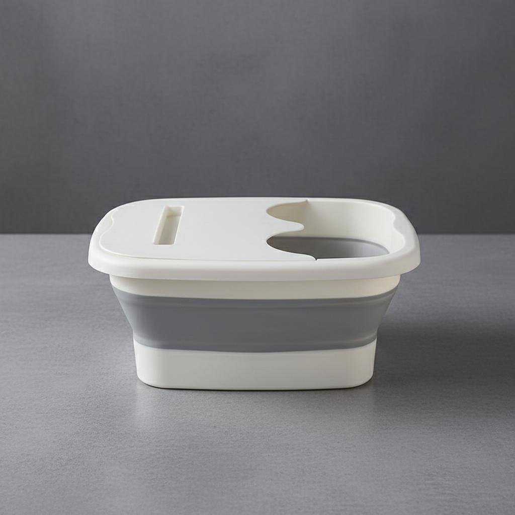 Foldable Foot Spa Massager Portable Waterproof Foot Bath Basin With Heating And Massage Function For Home Use