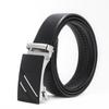 Men'S Belt No Standard Casual Belt Foreign Trade Youth Simple Automatic Buckle Imitation Leather Iron Buckle Belt