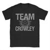Unisexs TShirts Supernatural Team Crowley Leisure 100 Cotton Tee Shirt Short Sleeve  T Shirts Crew Neck Clothing Plus Size