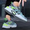 Men's Shoes Summer New Cushioning Breathable Mesh Sports Shoes Versatile Mesh PU Casual Running Shoes Men's Shoes