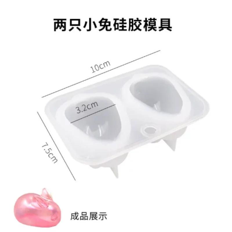 

A Top Quality Resin Silicone Mold for 3D Bunny Figurines - Easy Release, Durable & Flexible, Perfect for Candle Making Plaster
