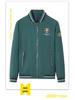 European Style Spring Luxury Baseball Jacket with Earth Embroidery Men's Casual Fashion Trend