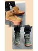Children's Winter Waterproof Non-Slip Cotton Snow Shoes – Warm Velvet Lined Outdoor Footwear for Boys and Girls.