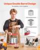Pressa Manuale per Vino di Frutta per la Vinificazione 0,44 Gal/1,65L Acciaio Inossidabile
