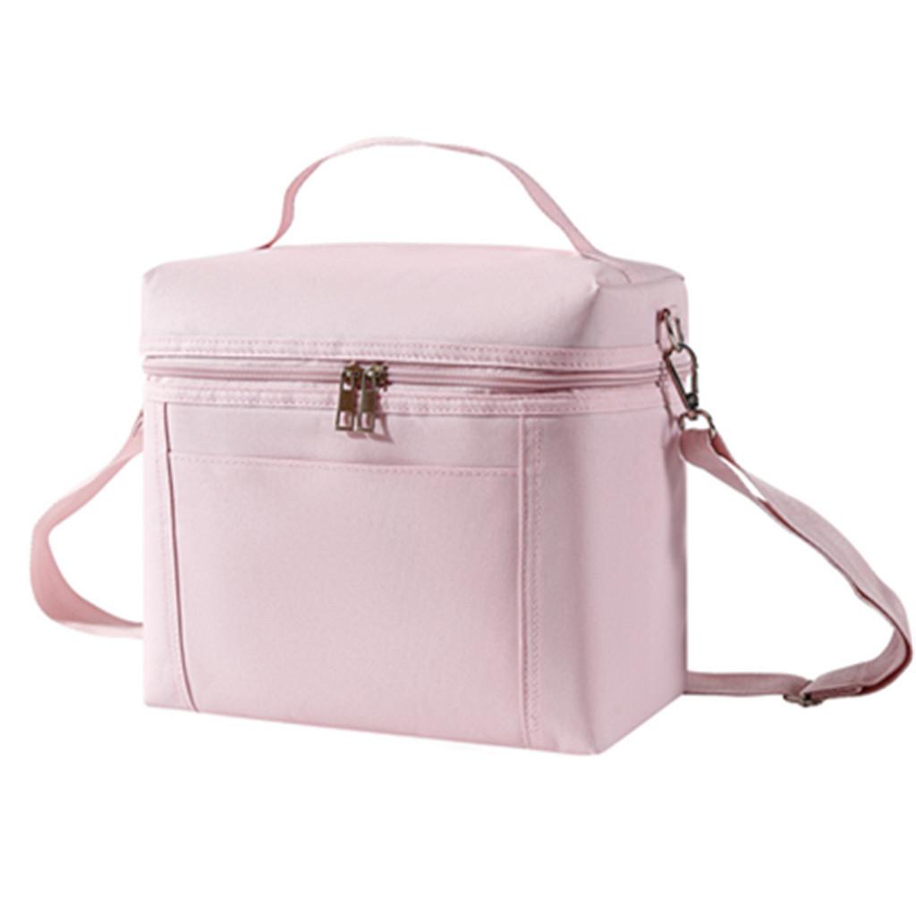 Insulated Lunch Bag For Commuters Large Capacity Oxford Fabric Portable Camping Cooler