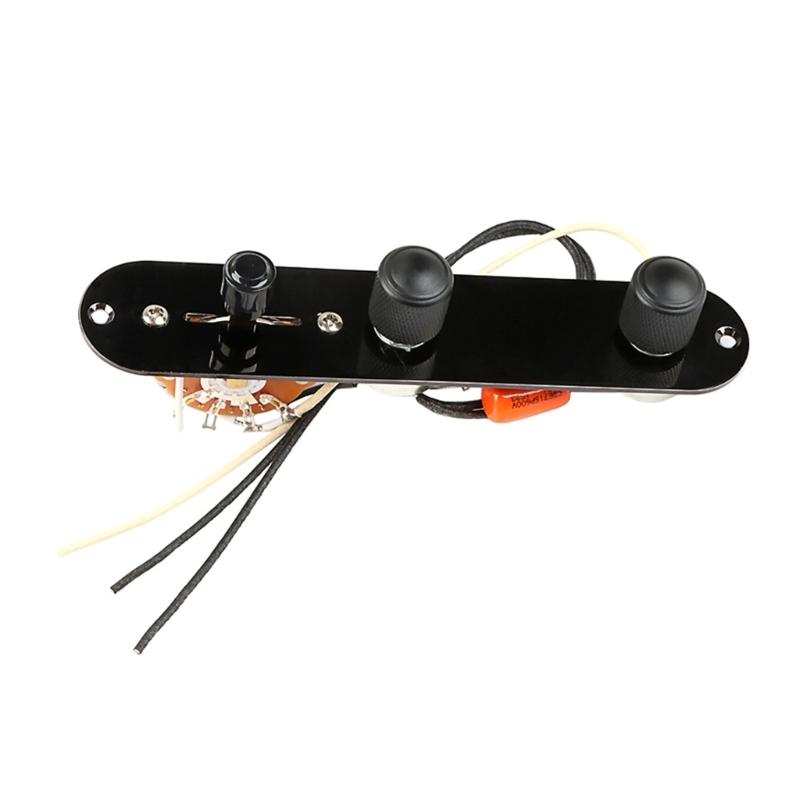 3 Way Guitar Control Plate Mounting Plate with Screws Compatible with Standard Style Electric Guitar Parts Replacement 1