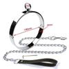 Trakční řetízek Kovový obojek na krk BDSM Sexy vodítko Kroužek Řetízek Slave Bondage Hračky Role Play Erotické sexuální hračky pro ženy Muži