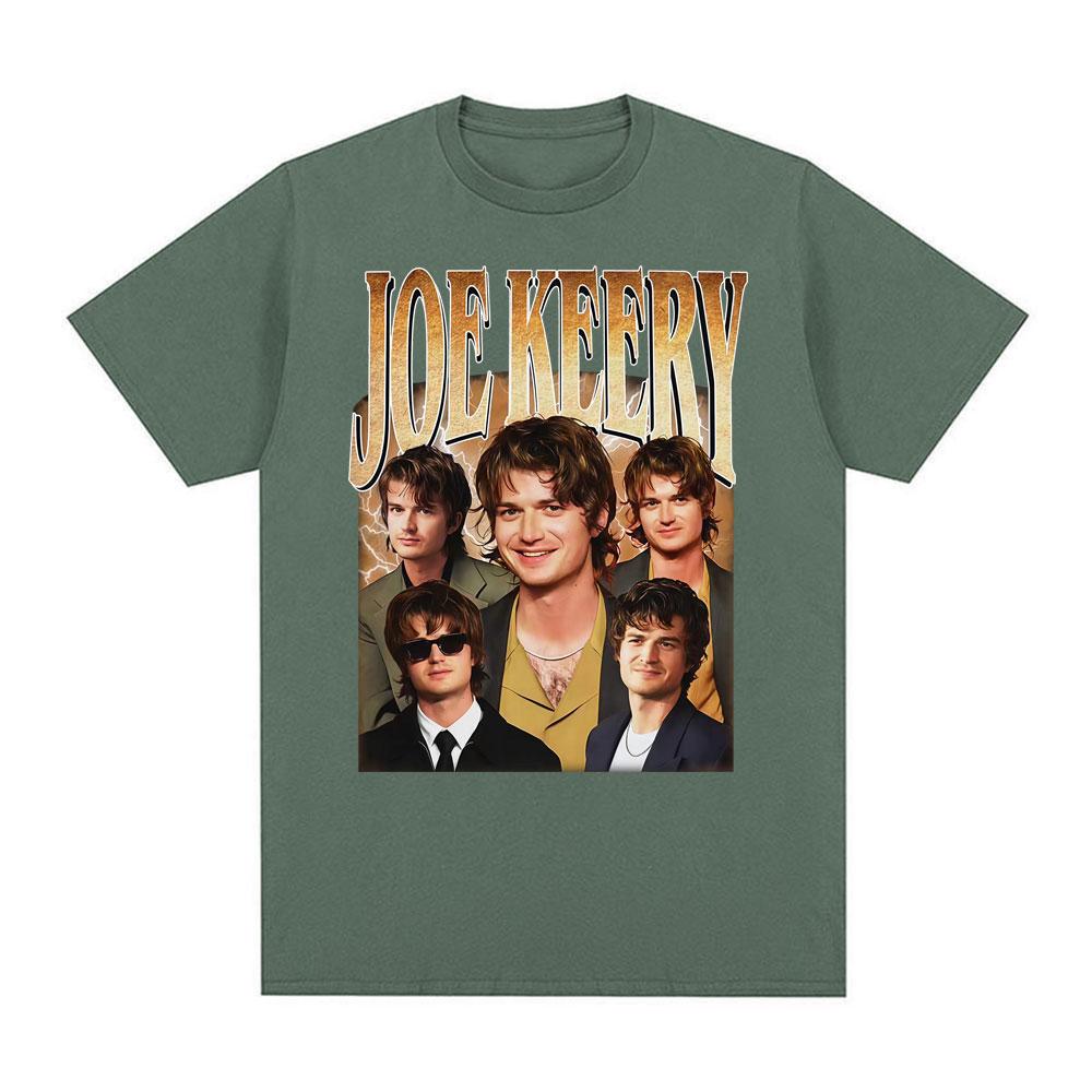 

Limited Joe Keery Vintage Graphic Tshirt Unisex Fashion Gothic Short Sleeve Oversized T Shirts Unisexs Casual 100 Cotton T Shirt 4XL