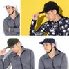 FELLOW Surf with Neck Guard and for Surfing and Outdoor UV Size 59cm Men's Cap, 59cm, Strap, Unisex, Activities, Protection, Khaki, L (Men's)