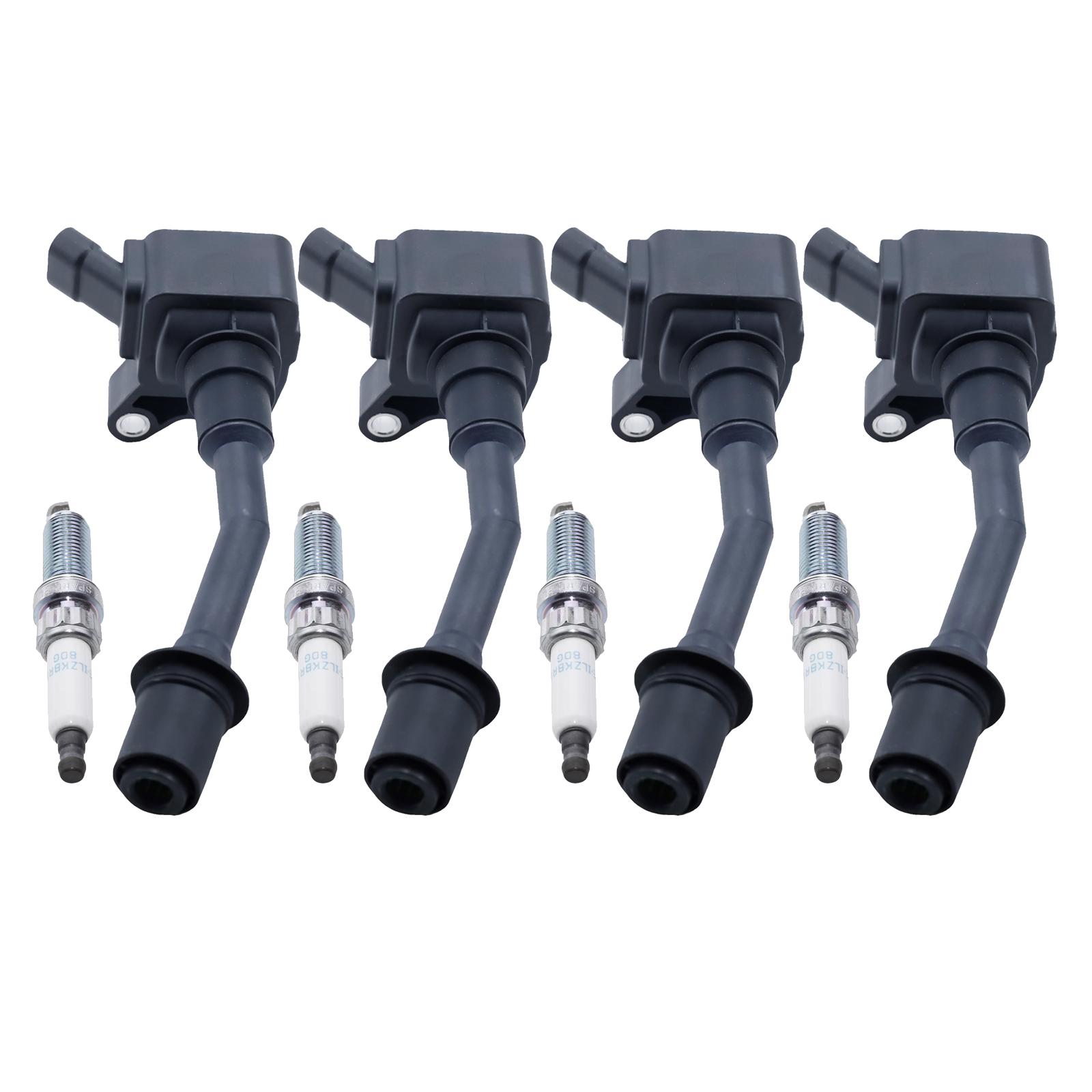 4pcs Ignition Coil Set For DFSK Fengon ix5 280T 1.5T Dongfeng Glory 580 Pro and Spark Plug Accessories High Quality 3705100H0000 Ignition Set