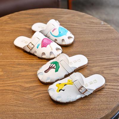 Summer 2024 Cartoon Fashion Baby Girl Slippers - Cute Sandals for Kids