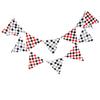 Multicolor Checkered Racing Flag Banner for Home Decoration