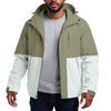 Men'S Loose Half Zipper Hooded Sweatshirt And Submachine Jacket