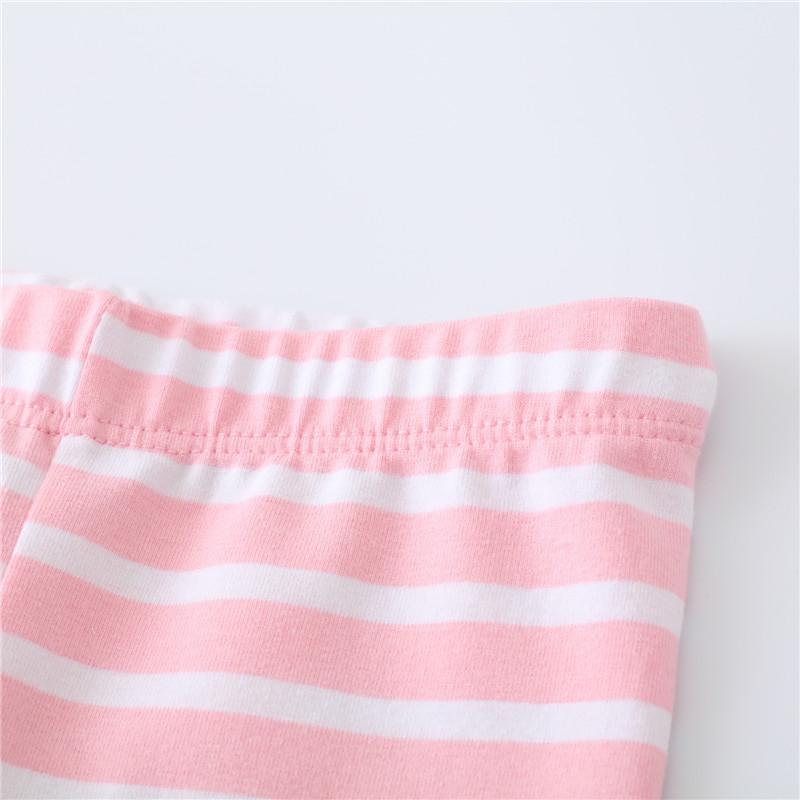 Jumping Meters New Arrival Mouse Applique Baby Leggings Pants Stripe Skinny Trousers Kids Pencil Pants