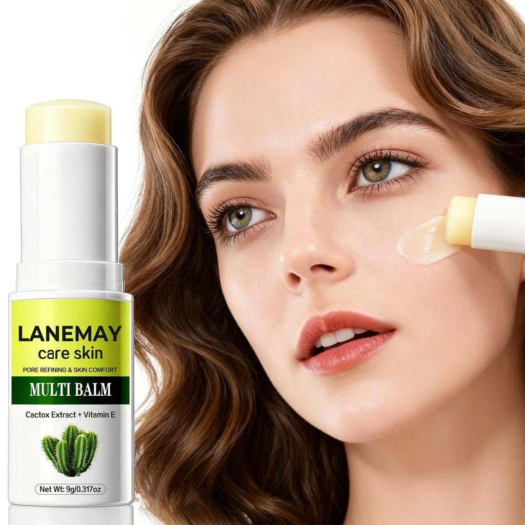 Pore Minimizing Multi Balm-Refine Rough & Uneven Skin Texture-Balance Skin Oil Secretion-Suitable For All Skin Types, 9g