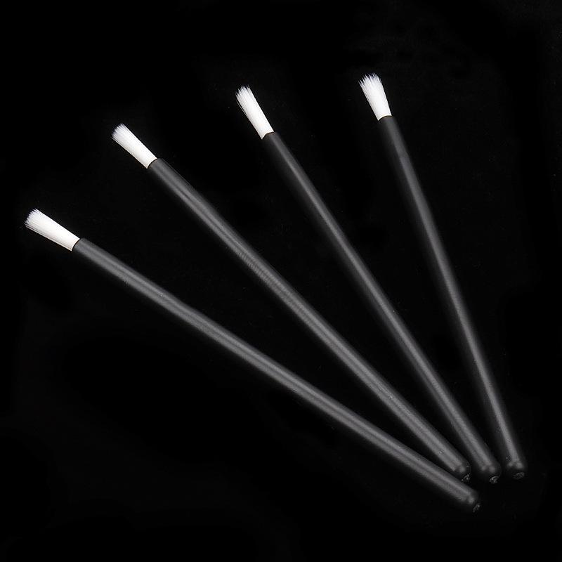 50-Pack Disposable Nylon Bristle Lip Brushes: Portable, Multifunctional Makeup Tools