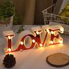 Letter Light Battery Operated Romantic Express Love Props LED Marquee Letters Love Sign Lamp for Wedding