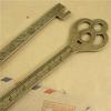 Vintage Hohlmetall Lesezeichen Lineal Kreatives DIY Messwerkzeug Doppelt verwendbar Lesezeichen Schreibwaren für Schüler Lese