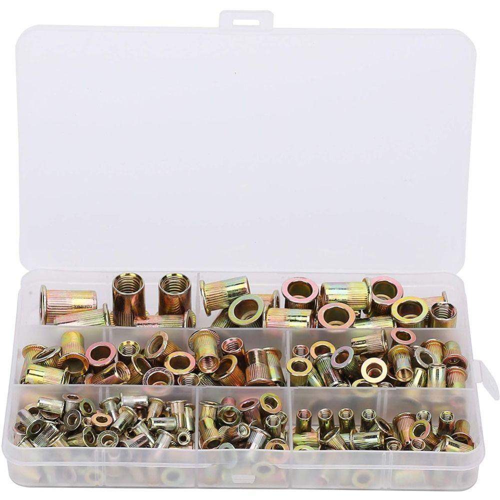 

200 шт. M3 M4 M5 M6 M8 M10 комплект заклепок с гайками электрические и промышленные товары